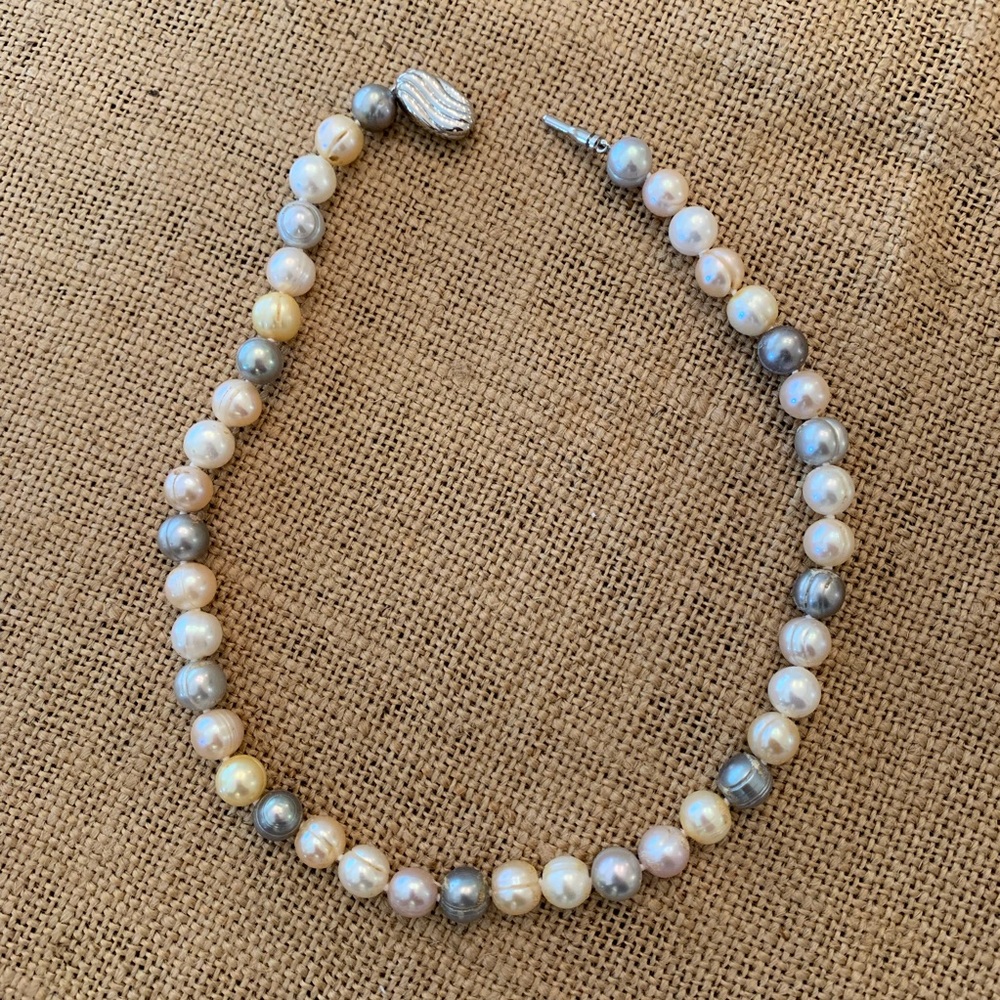 Honora Freshwater Multicolor pastel pearl necklace